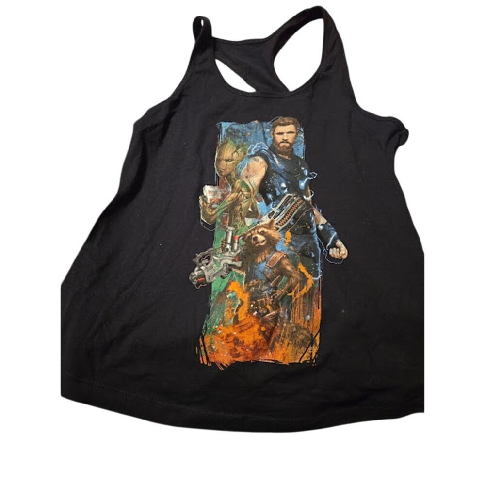 Marvel Avengers Infinity War Tank Top Size L – Thor Groot Rocket